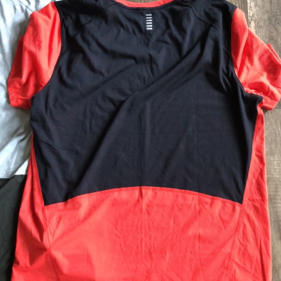 Under Armour Run Heat Gear New Tee Shirts XXL Orange and Army Green - Picture 8 of 11